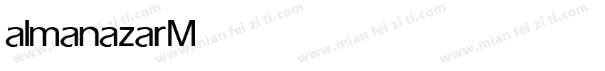 almanazar Medium字体转换